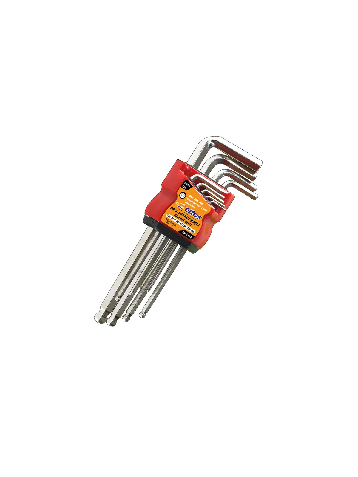 ELTOS EMS180 Alyan Seti 9 Parça 180 mm Misket