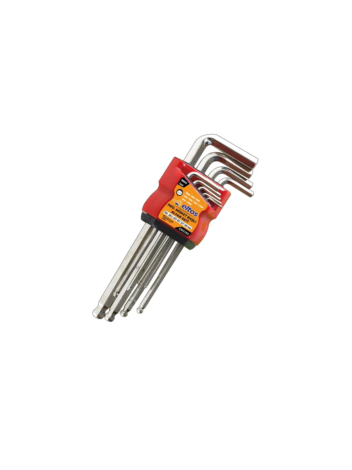 ELTOS EMS180 Alyan Seti 9 Parça 180 mm Misket