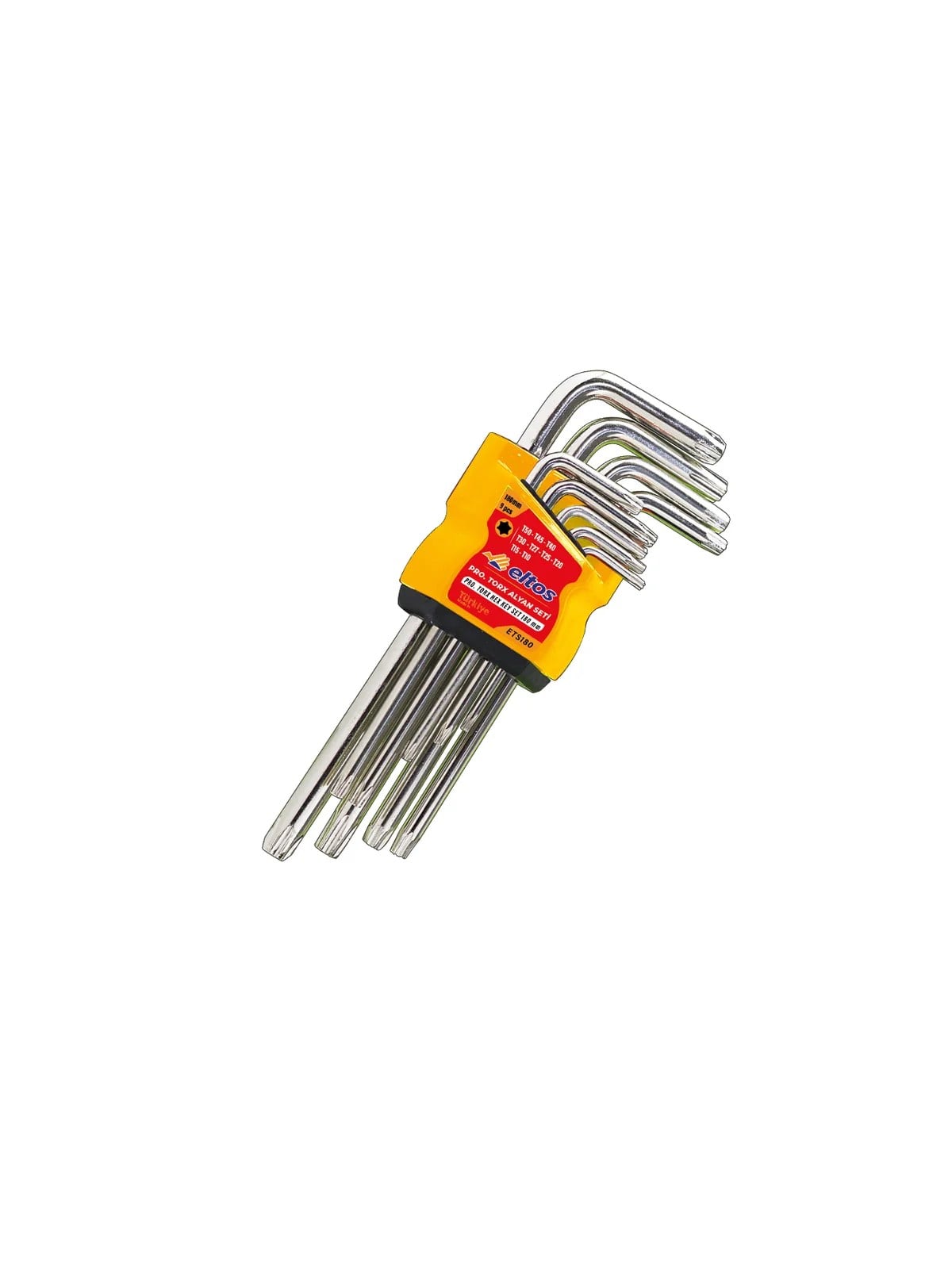 ELTOS ETS180 Alyan Seti 9 Parça 180 mm Torx