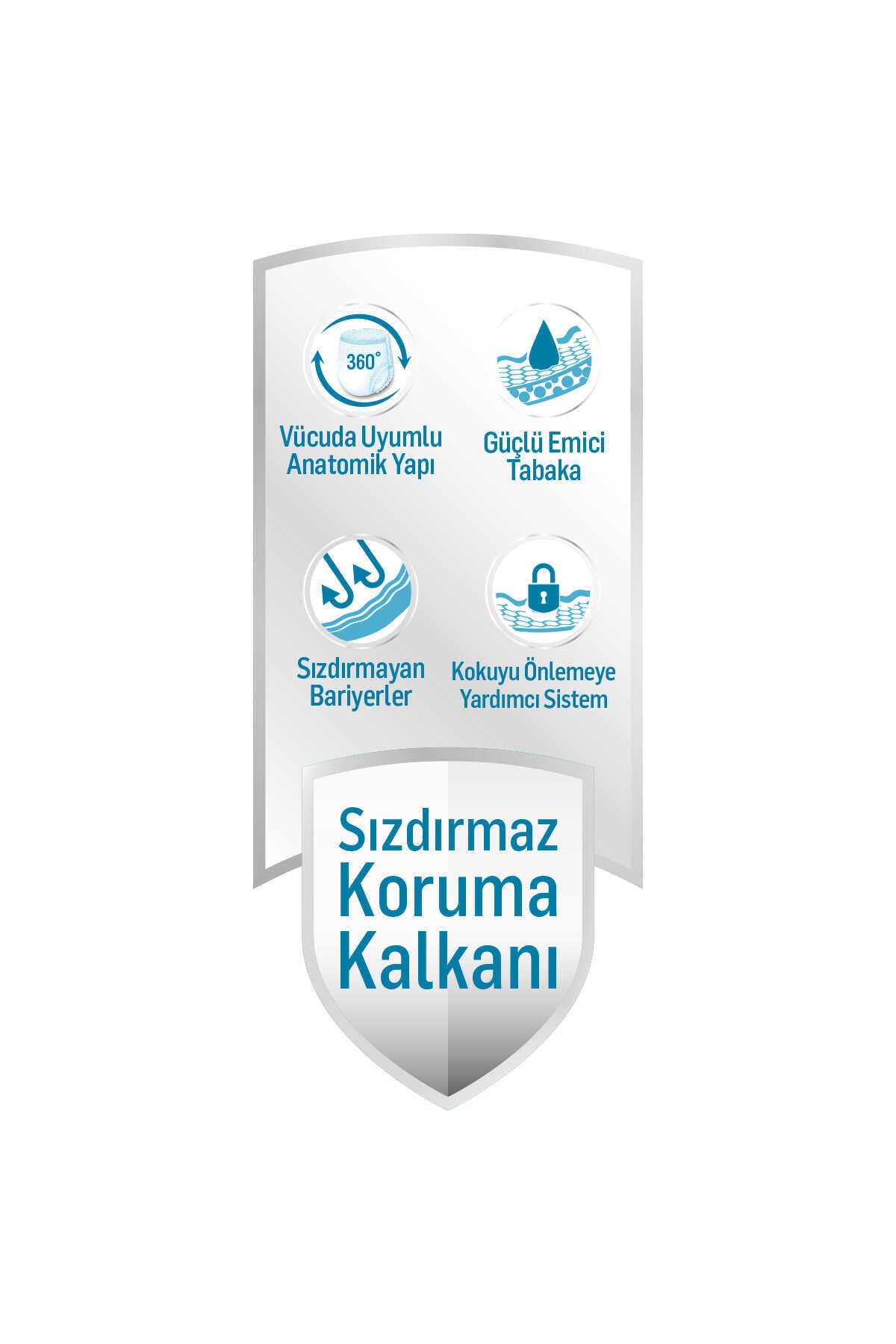 Emici Külot - L - 120 Adet, 4 Paket