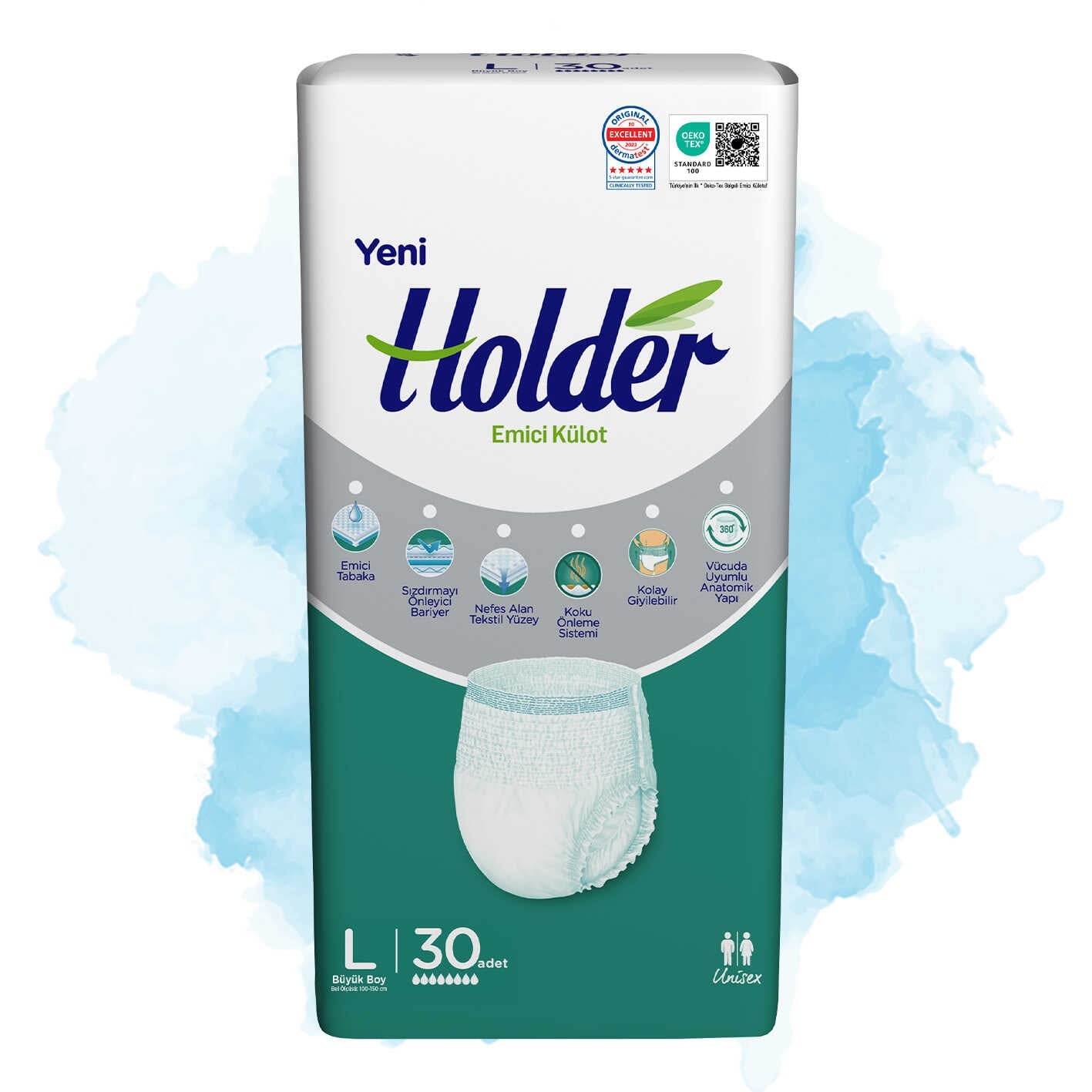 Emici Külot - L - 120 Adet, 4 Paket