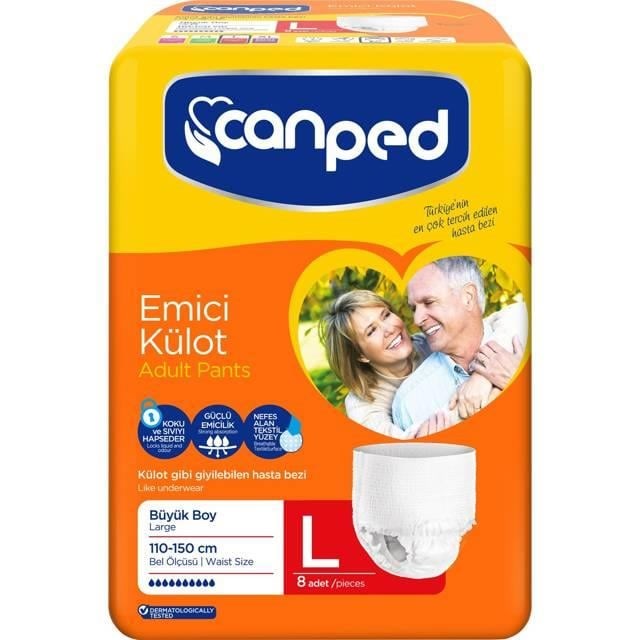 Emici Külot Büyük(L) 8 li