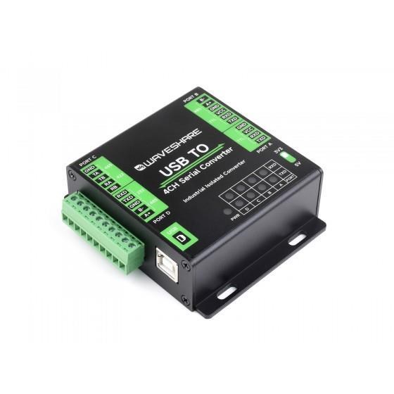 Endüstriyel USB 4 Kanal Seri Haberleşme Dönüştürüc