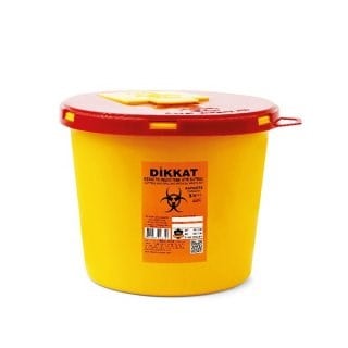 Enfekte Tıbbi Atık Kovası - 5 lt