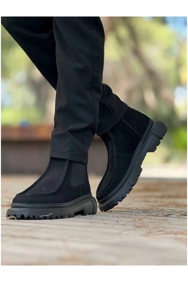 Erkek Fermuarlı Dengeli Modern Koruma Kışlık Şehir Bot