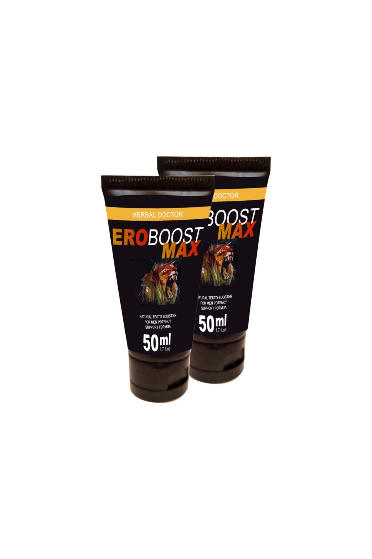 EroBoost Max 2 Adet Testo 50 ml Cream Boyut Harici Uygulama Kremi