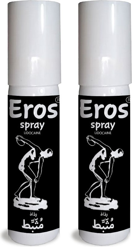 Eros Black Delayspray: 2 Adet Geciktiricisprey 20 ml