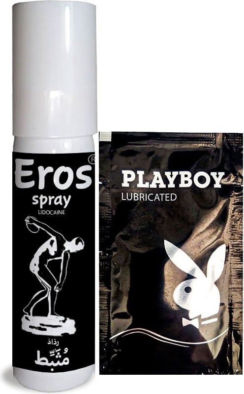 Eros Black Delayspray: Geciktiricisprey 20 ml + Kaydırıcıjell Hediyedir