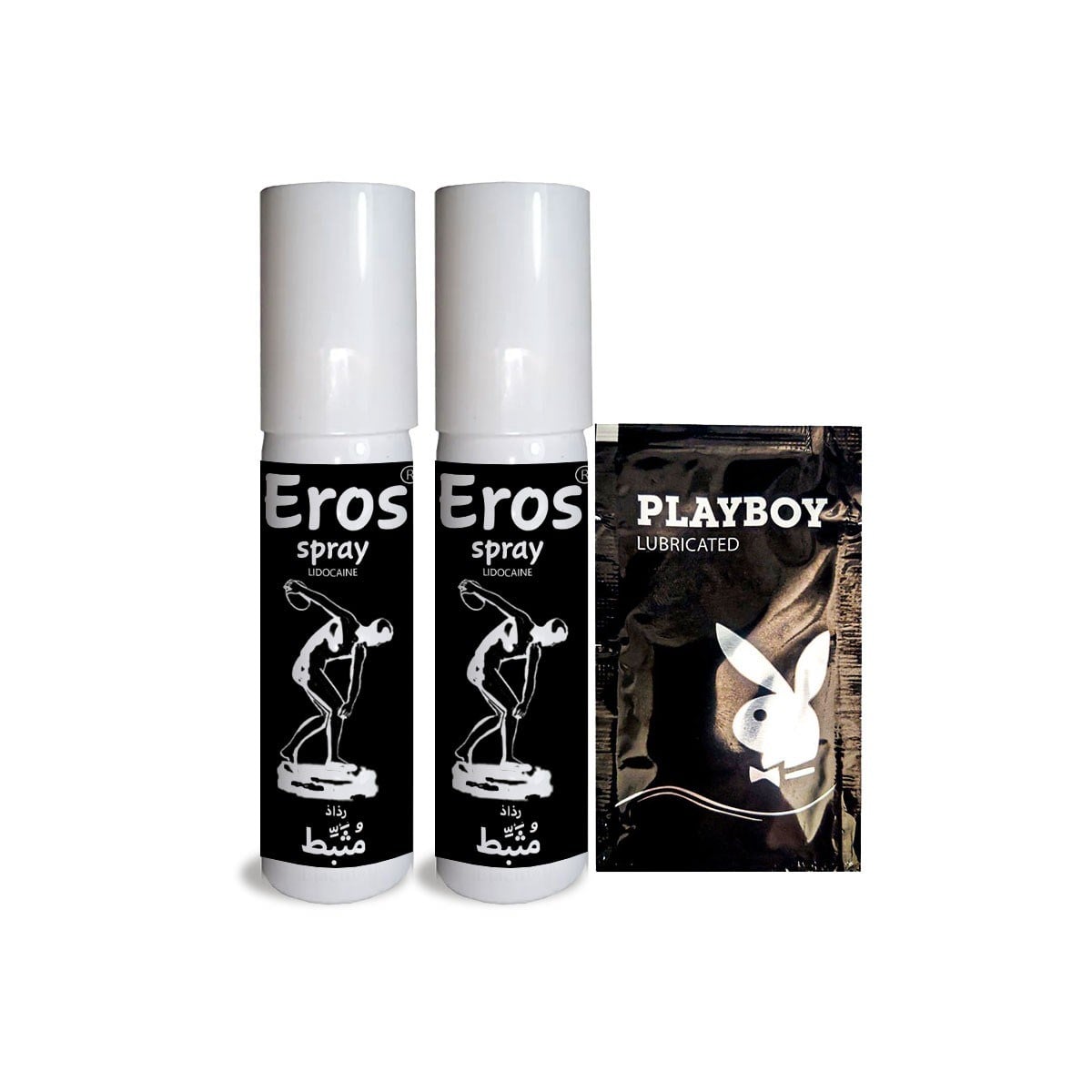 Eros Erkeklere Özel Zaman Stop Spreyi 20 ml  (Black) + KaydırıcıJel
