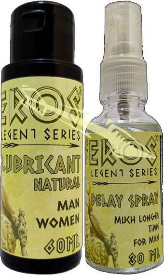Eros Legent Lubricant Gel Kolay Kayganlık Jeli 60 ml + Erkeklere Geciktiricisprey 30 ml