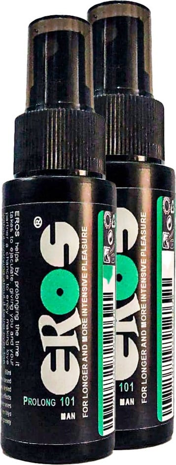 Eros PRO101 60ML 2 Adet Büyük Boy Geciktiricisprey / Erkeklere Özel