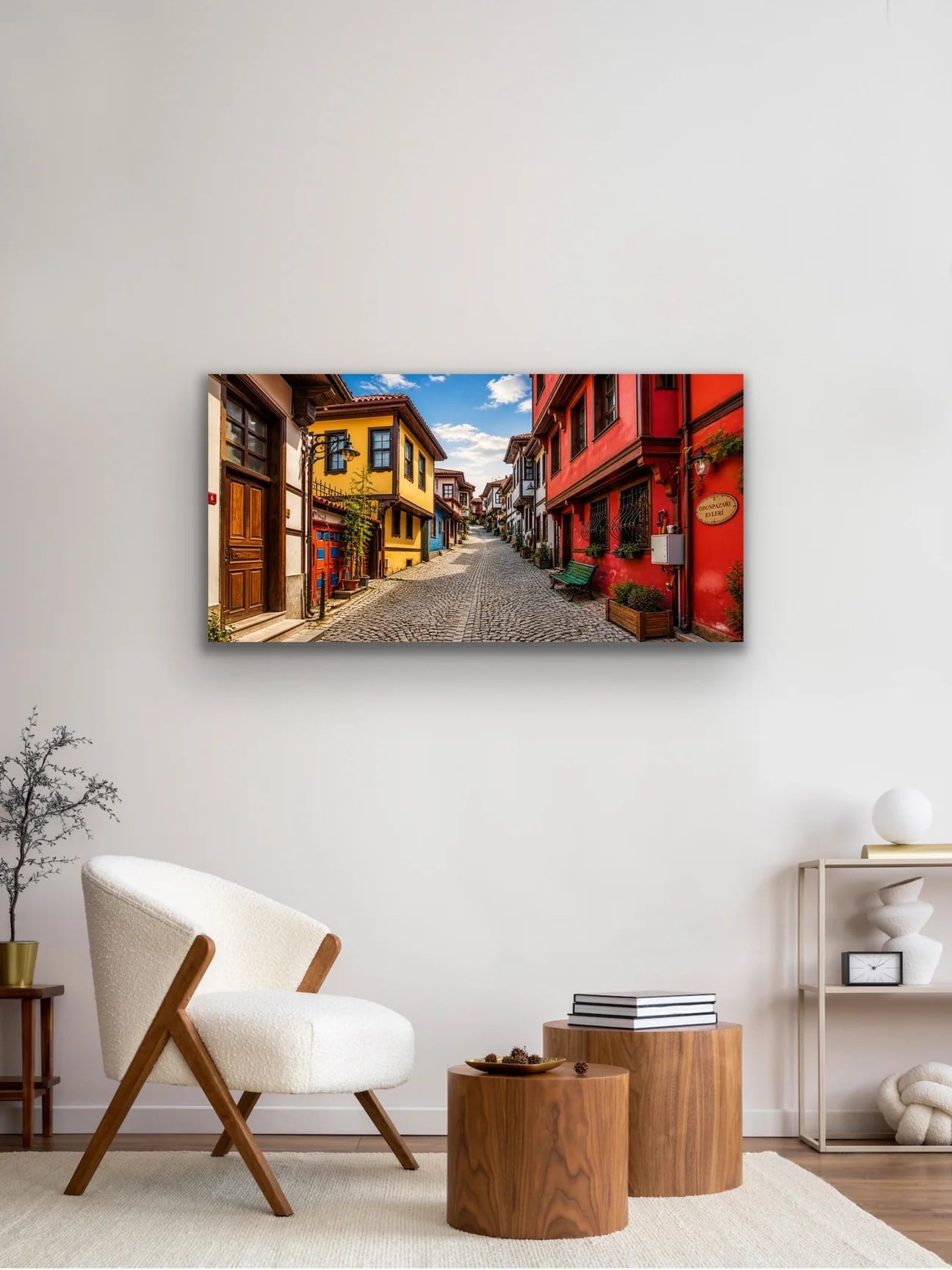 Eskişehir Odun Pazarı Kanvas Tablo 60X120 CM