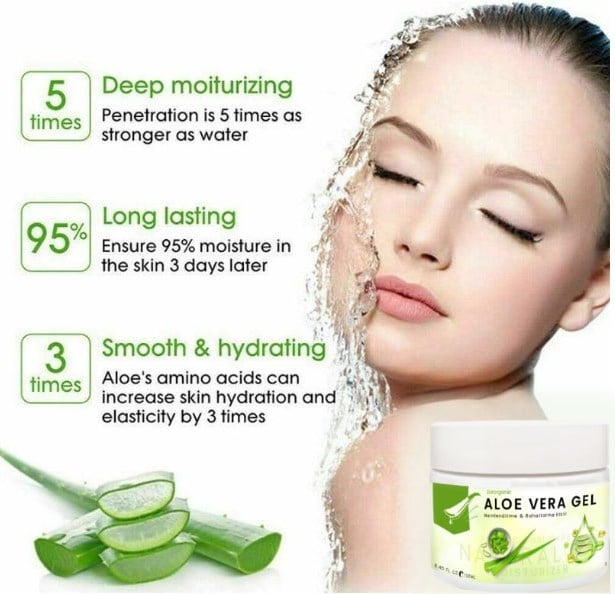 Eurorganic Aloe Vera Jel Cildinizi Yenilemeye Sıkılaştırmaya Canlandırmaya Hızlı Ferahlamaya Jel
