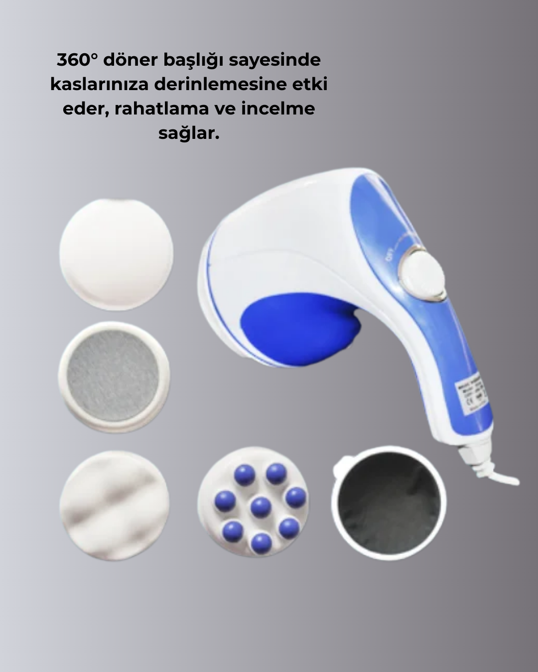 Ev Tipi Profesyonel Masaj Aleti – Tüm Vücut İçin Uygun