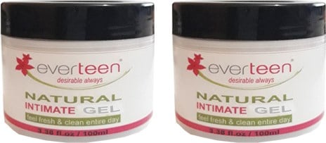 Everteen Natural Intimate Gel Kadınlara Özel Genital Bölge Temizleme Jeli 100ml 2 Adt