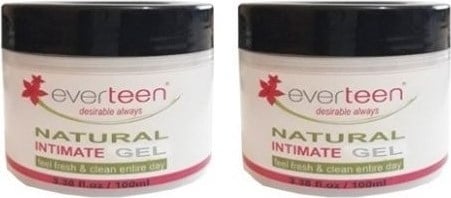 Everteen Natural Intimate Gel Kadınlara Özel Genital Bölge Temizleme Jeli 100ml 2 Adet