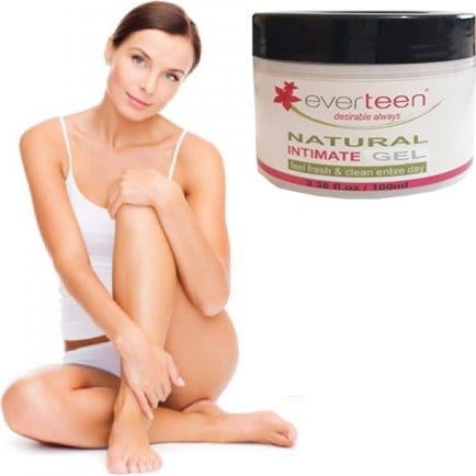 Everteen Natural Intimate Gel Kadınlara Özel Genital Bölge Temizleme Jeli 100ml 2 Adt