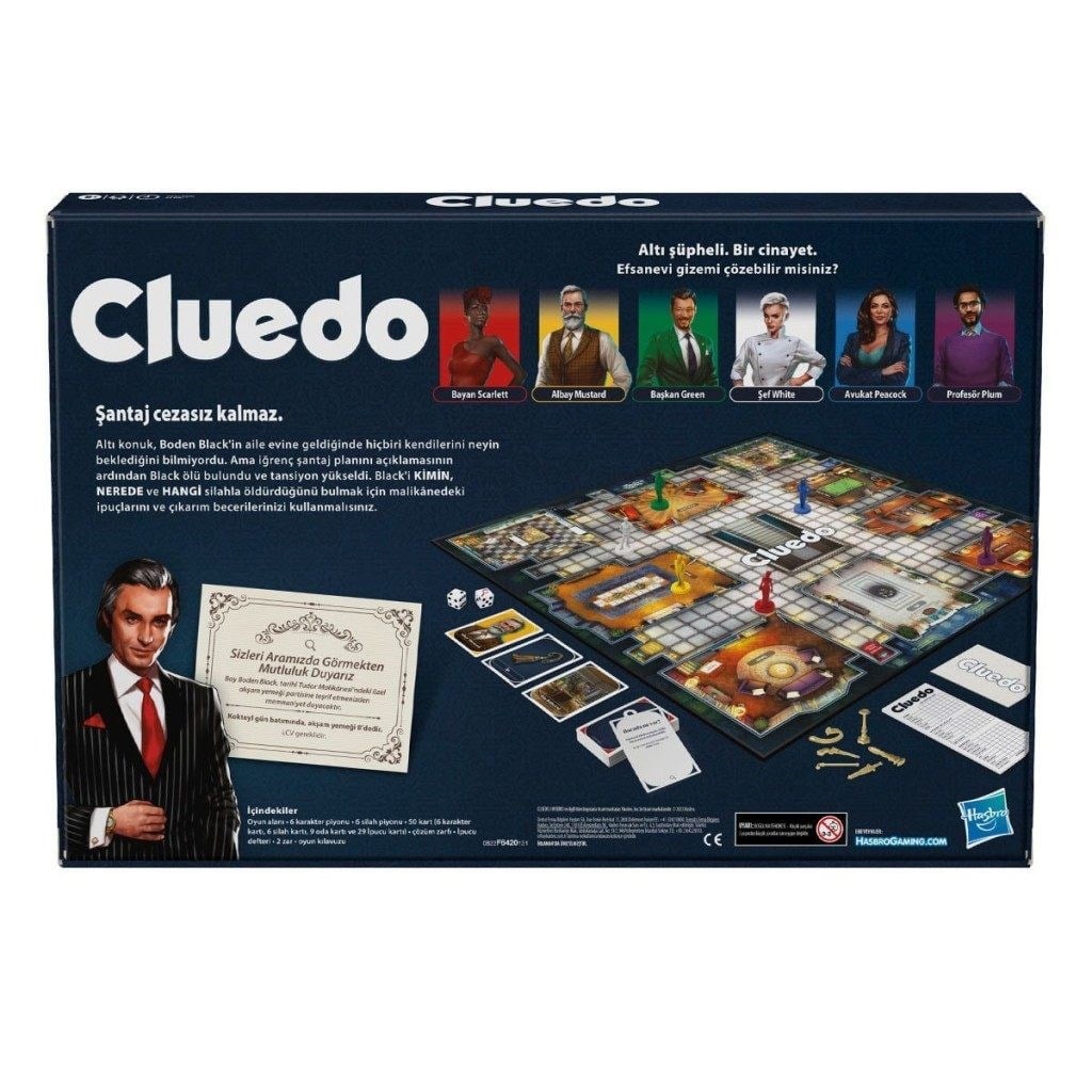 F6420 NessiWorld Gaming - Cluedo +8 yaş