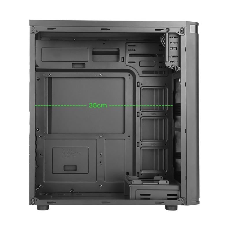 FC-2910B 300W 1X120MM FAN USB 2.0 MİDİ TOWER SİYAH KASA