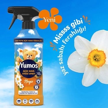 Ferahlama Sağlayan Nergis Sprey Yıkanması Zor Eşyalar için 430 ml