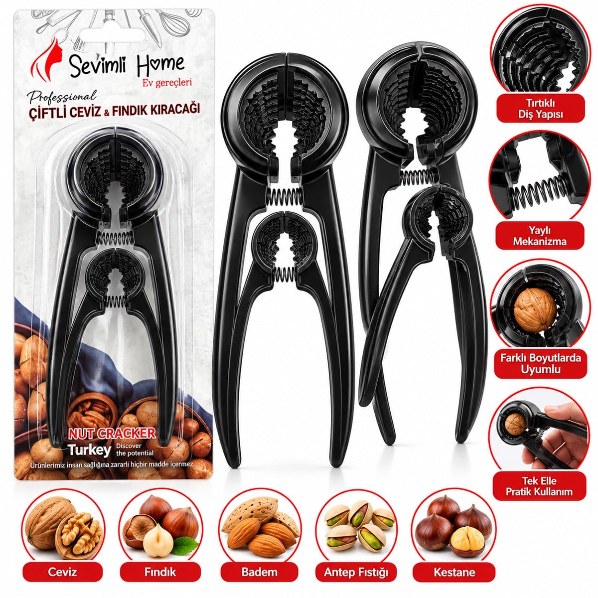 Fındık & Ceviz) Kıracak (2pcs)