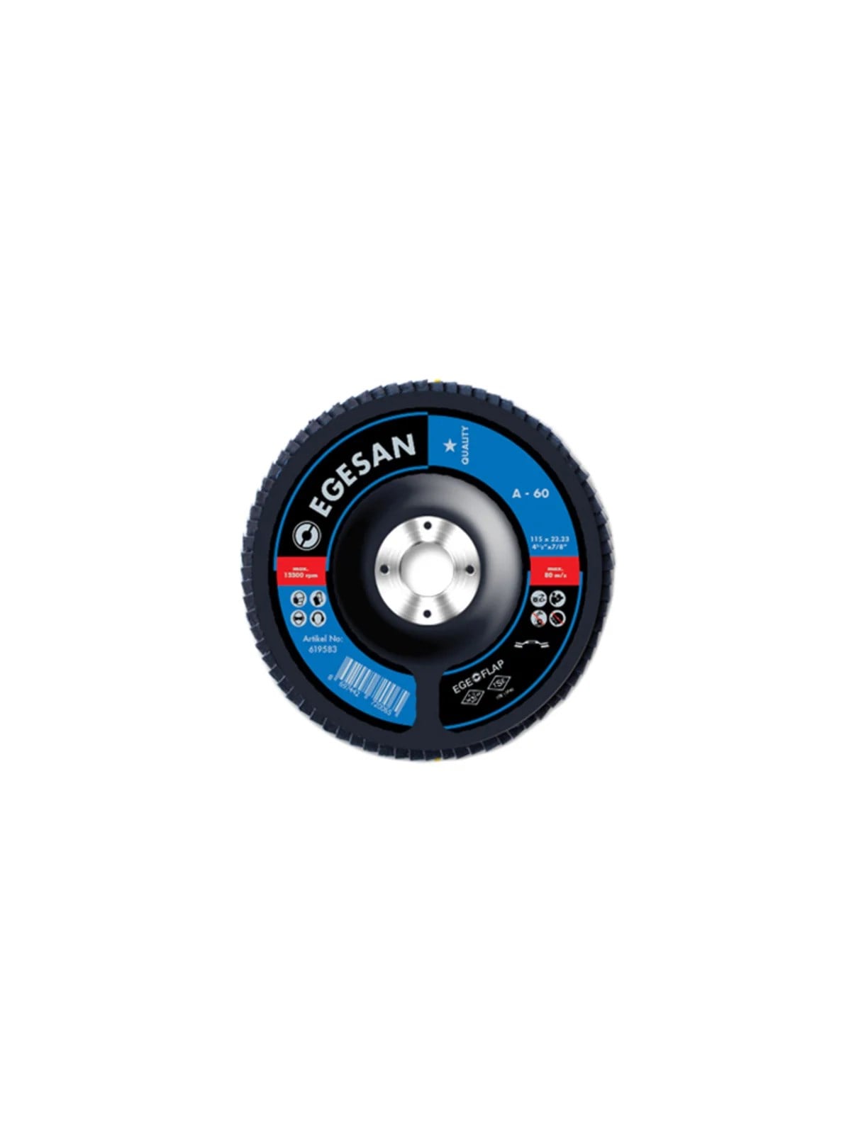 Flap Zımpara ZR 180x22 mm 40 Kum Quality Seri