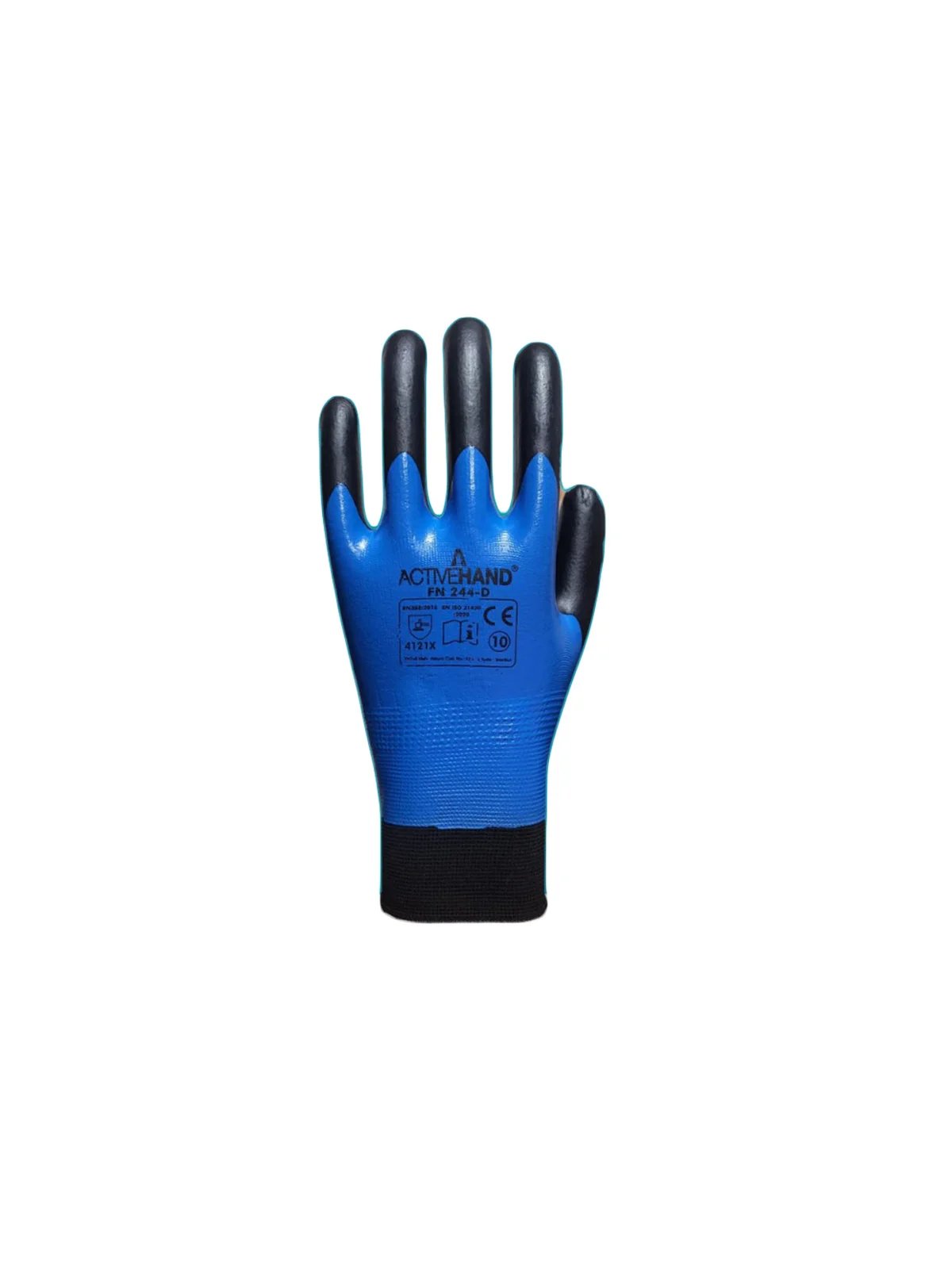 FN 244D NO:9 Çift Katlı Nitril Kaplama Polyester Eldiven