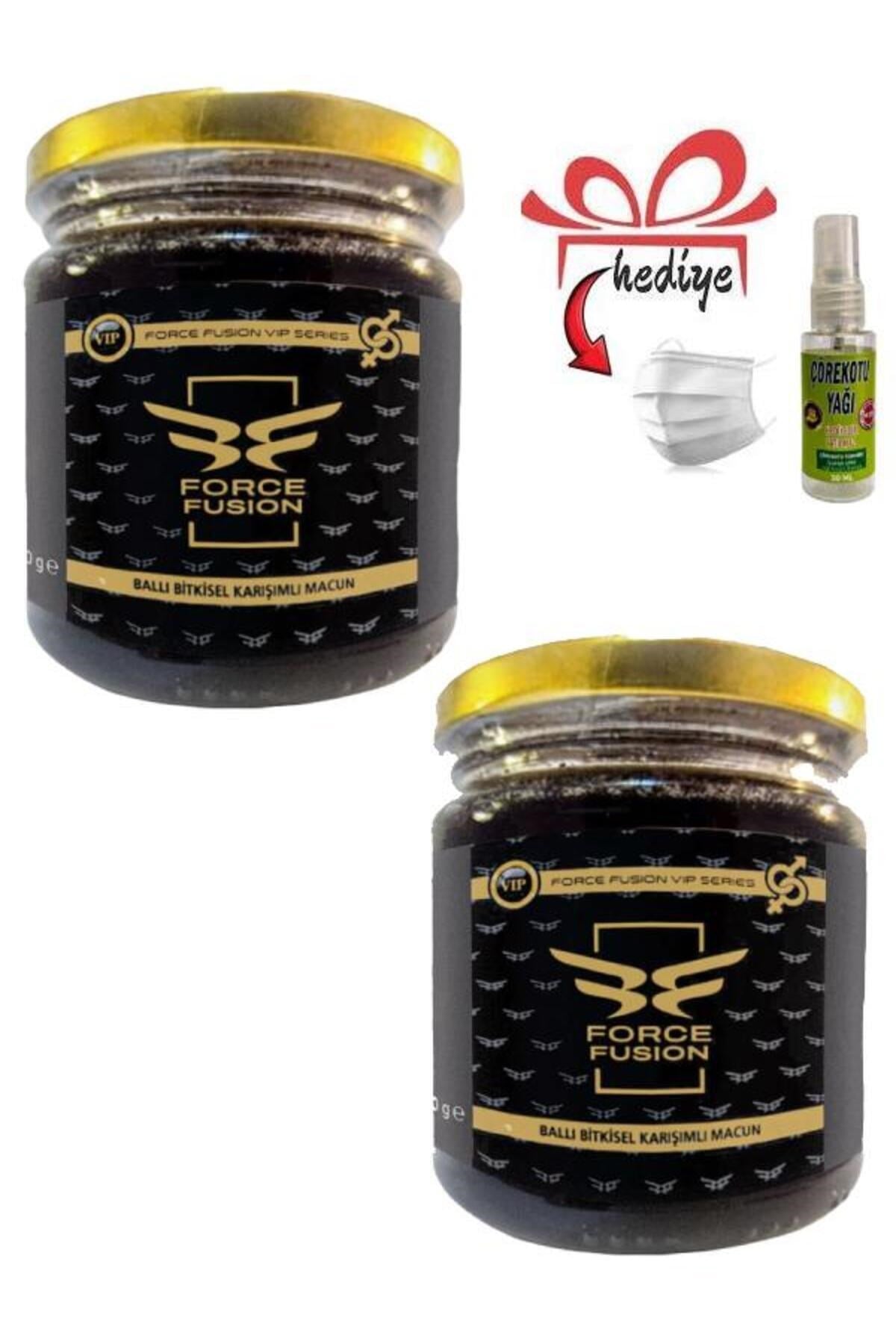 Force Fusion Erkek Özel Sorundan Koruyan Destekleyici 240 gr x 2 adet + Çörek Otu Yağı