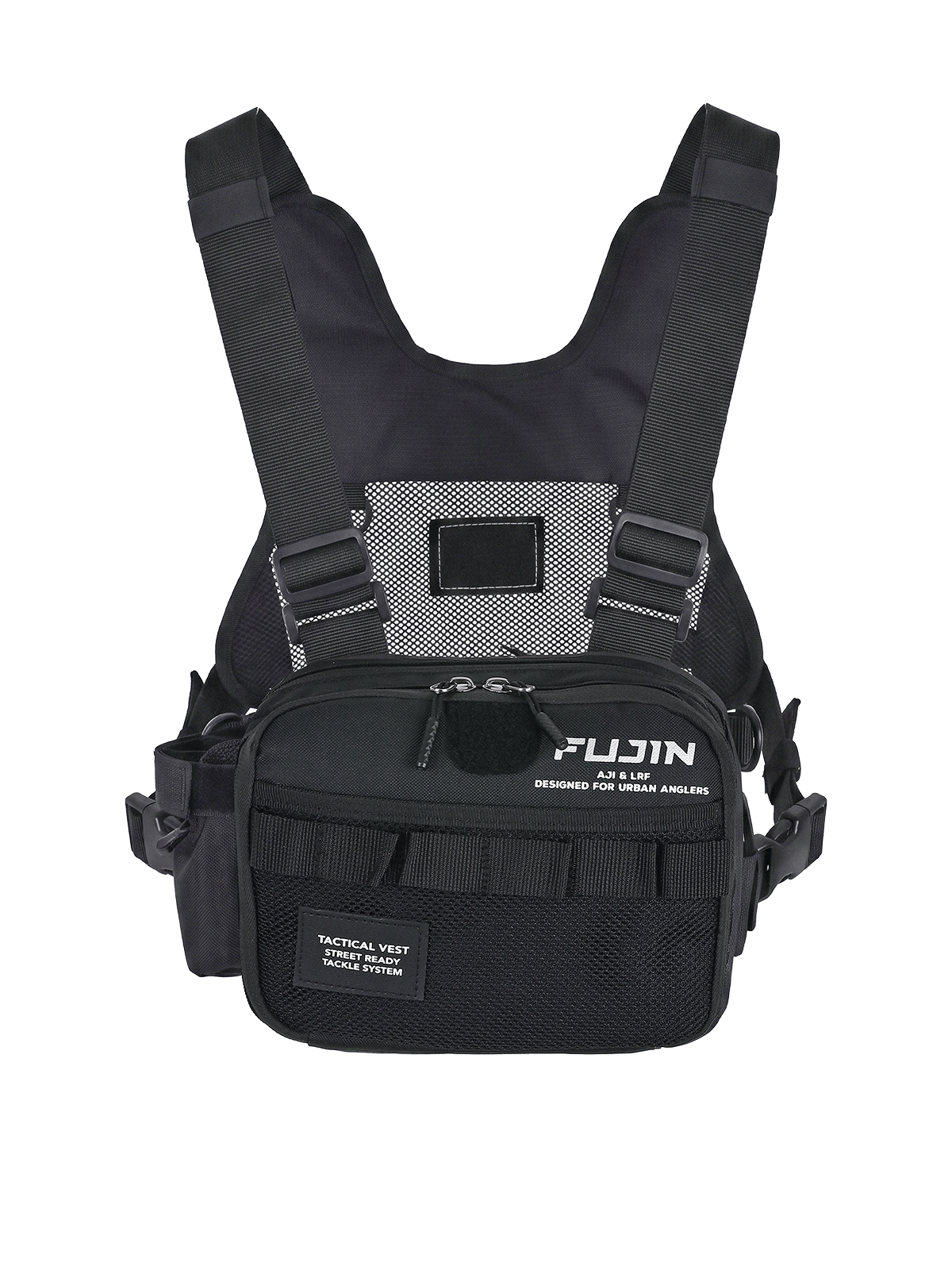 Fujin Aji Vest Tactical Black Balıkçı Çantası