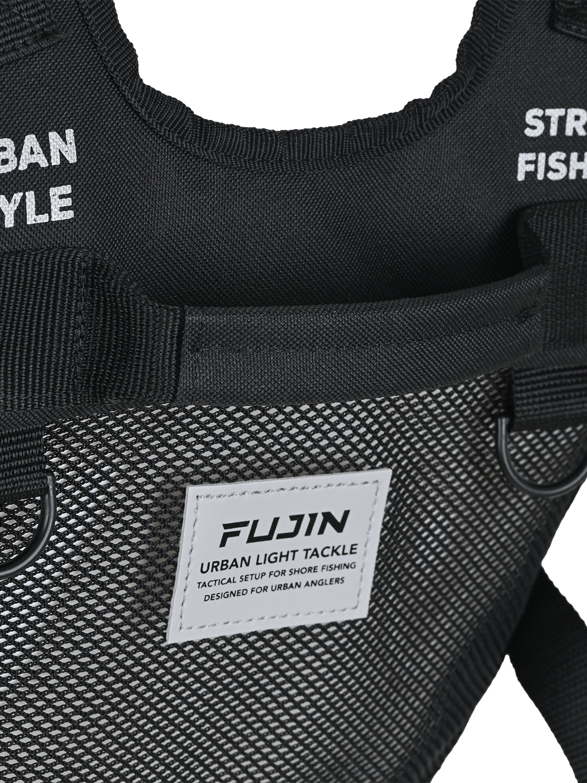 Fujin Aji Vest Tactical Black Balıkçı Çantası