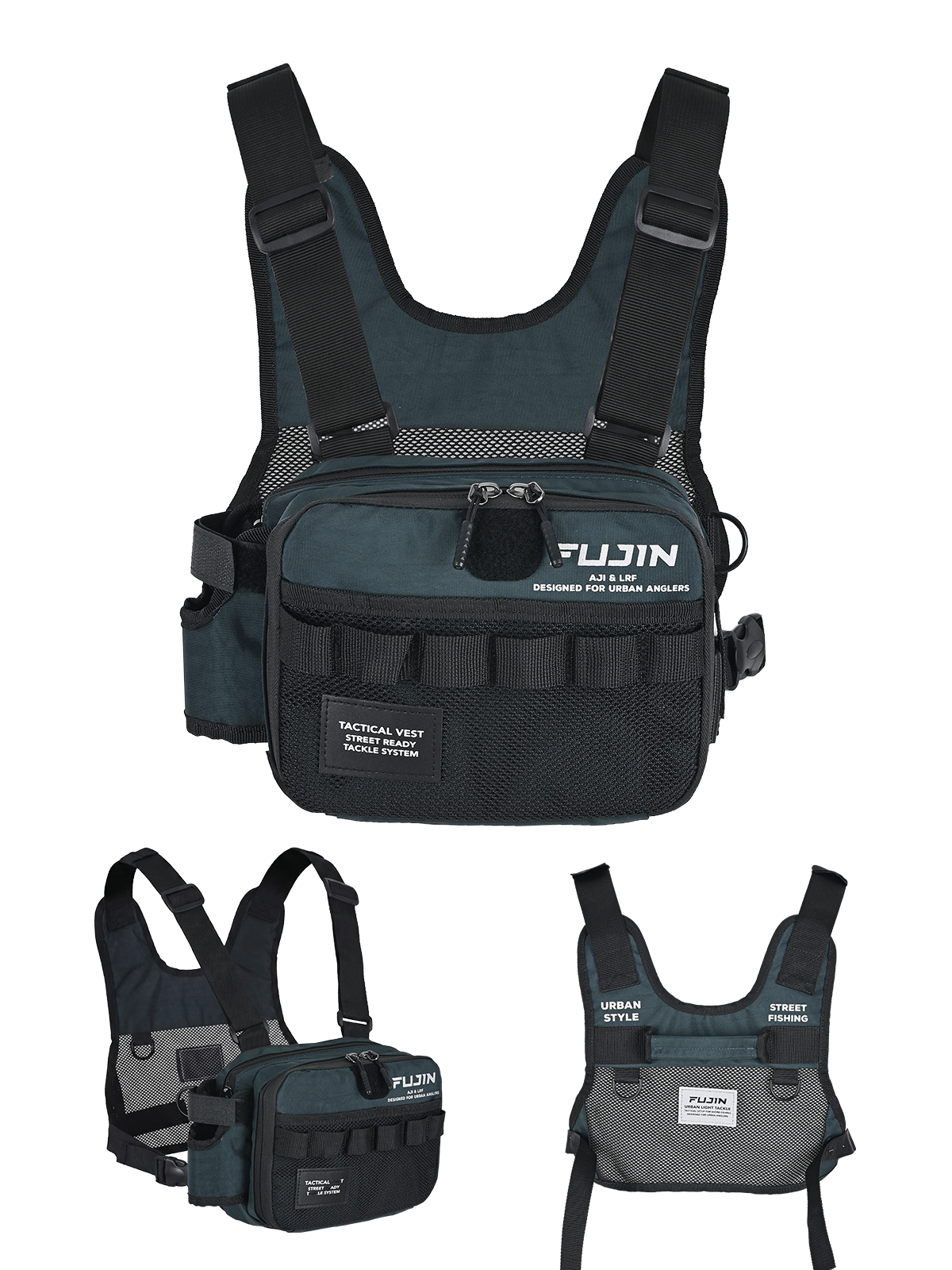 Fujin Aji Vest Tactical Indigo Balıkçı Çantası