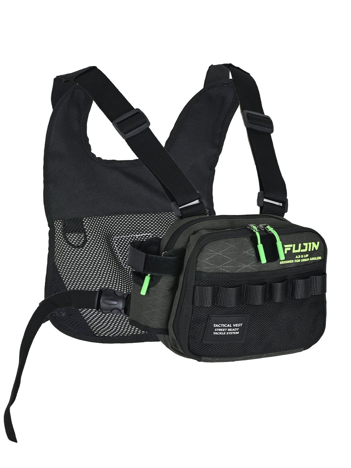 Fujin Aji Vest Tactical Khaki Balıkçı Çantası