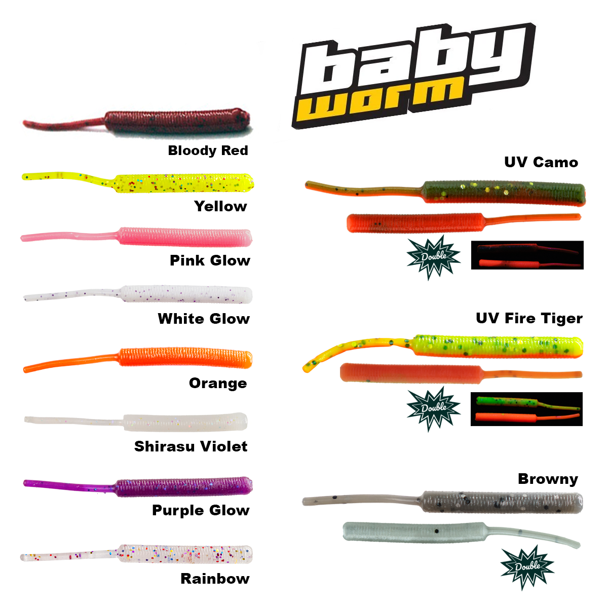 Fujin Baby Worm 5.2cm Floating LRF Silikonu