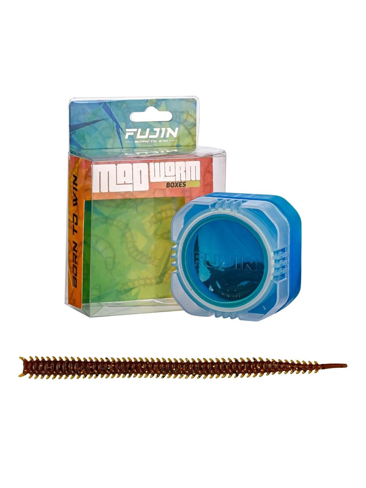 Fujin Mad Worm 9cm Saklama Kutulu LRF Silikonu - MOTOR OIL
