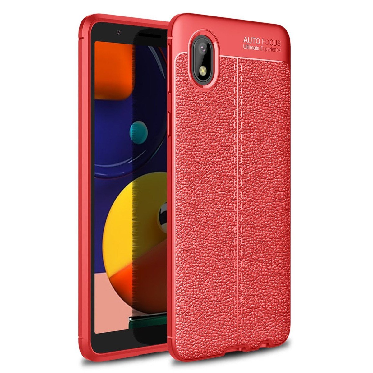 Galaxy A01 Core Kılıf Auto Focus Kapak - Kırmızı