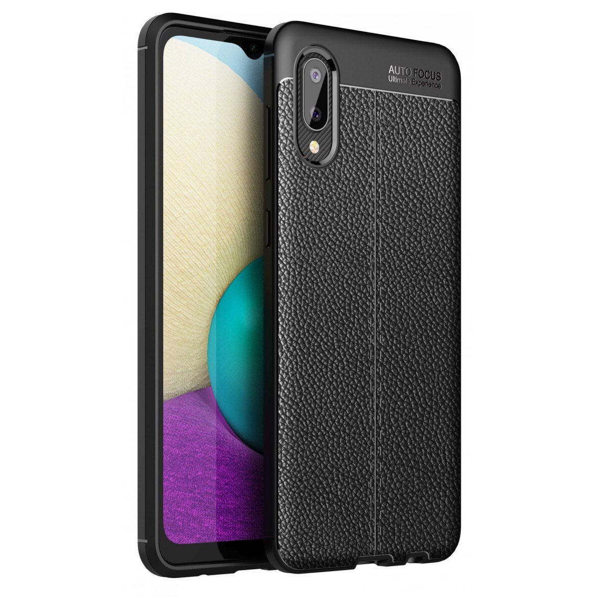 Galaxy A02 Kılıf Auto Focus Kapak - Siyah