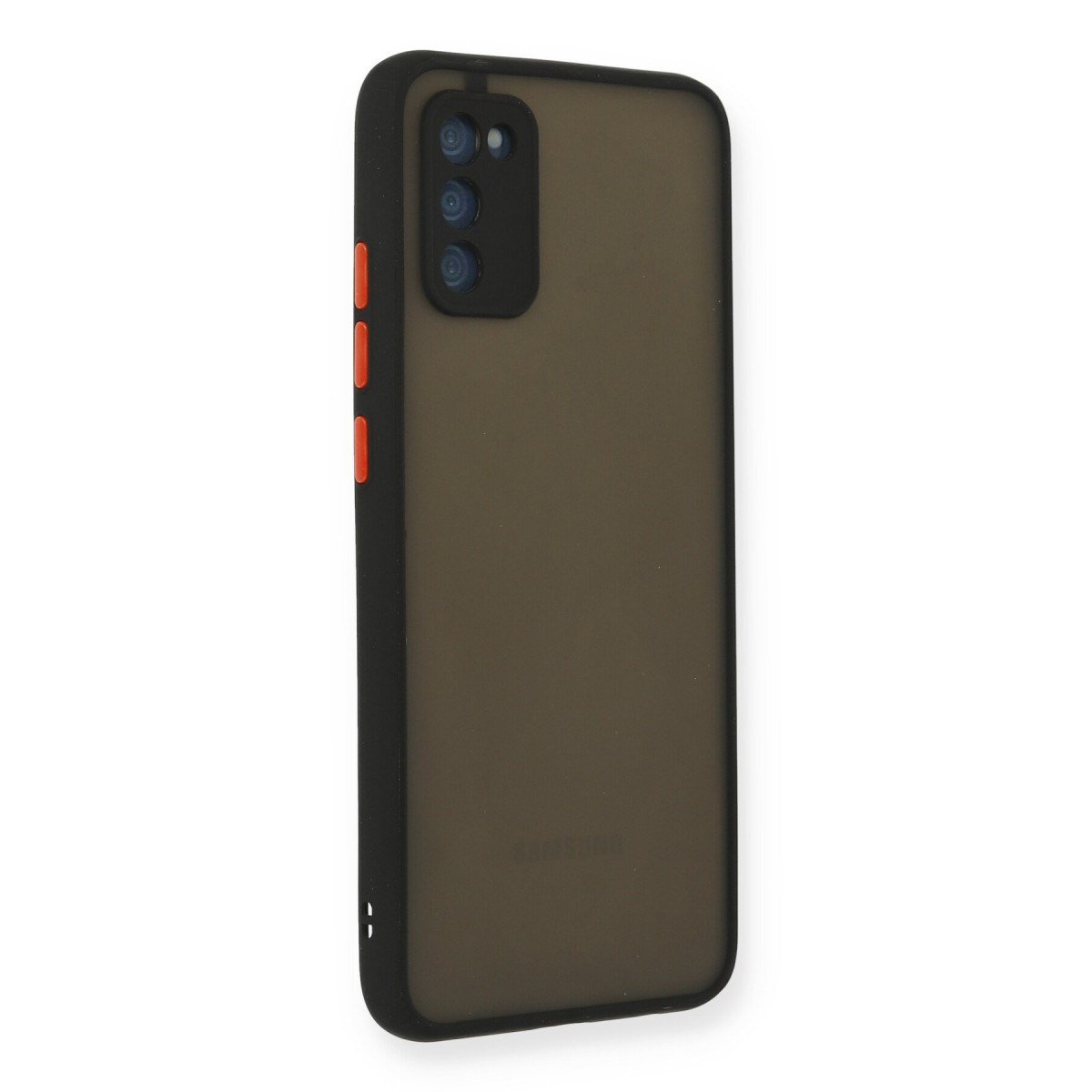 Galaxy A02S Kılıf Montreal Silikon Kapak - Siyah