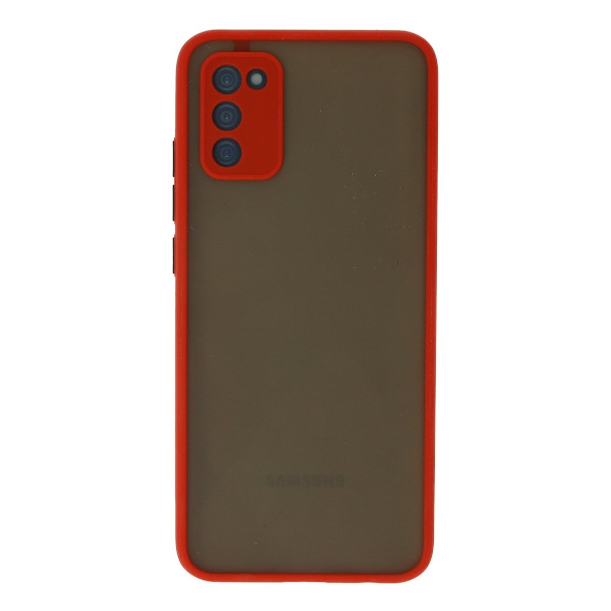 Galaxy A02S Kılıf Montreal Silikon Kapak - Kırmızı
