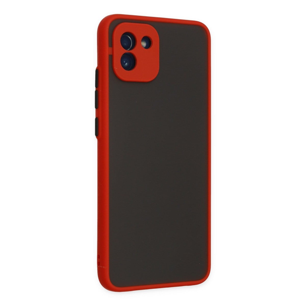 Galaxy A03 Kılıf Montreal Silikon Kapak - Kırmızı