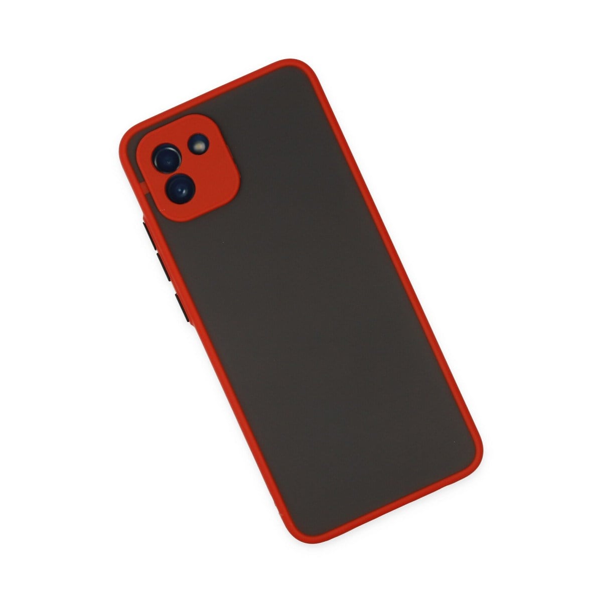 Galaxy A03 Kılıf Montreal Silikon Kapak - Kırmızı