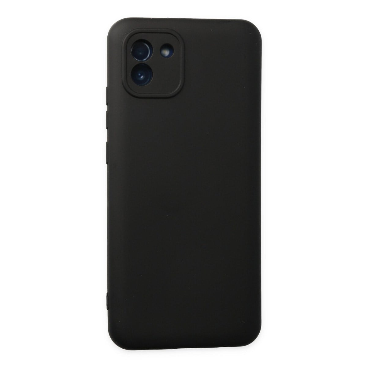 Galaxy A03 Kılıf Nano içi Kadife Silikon - Siyah