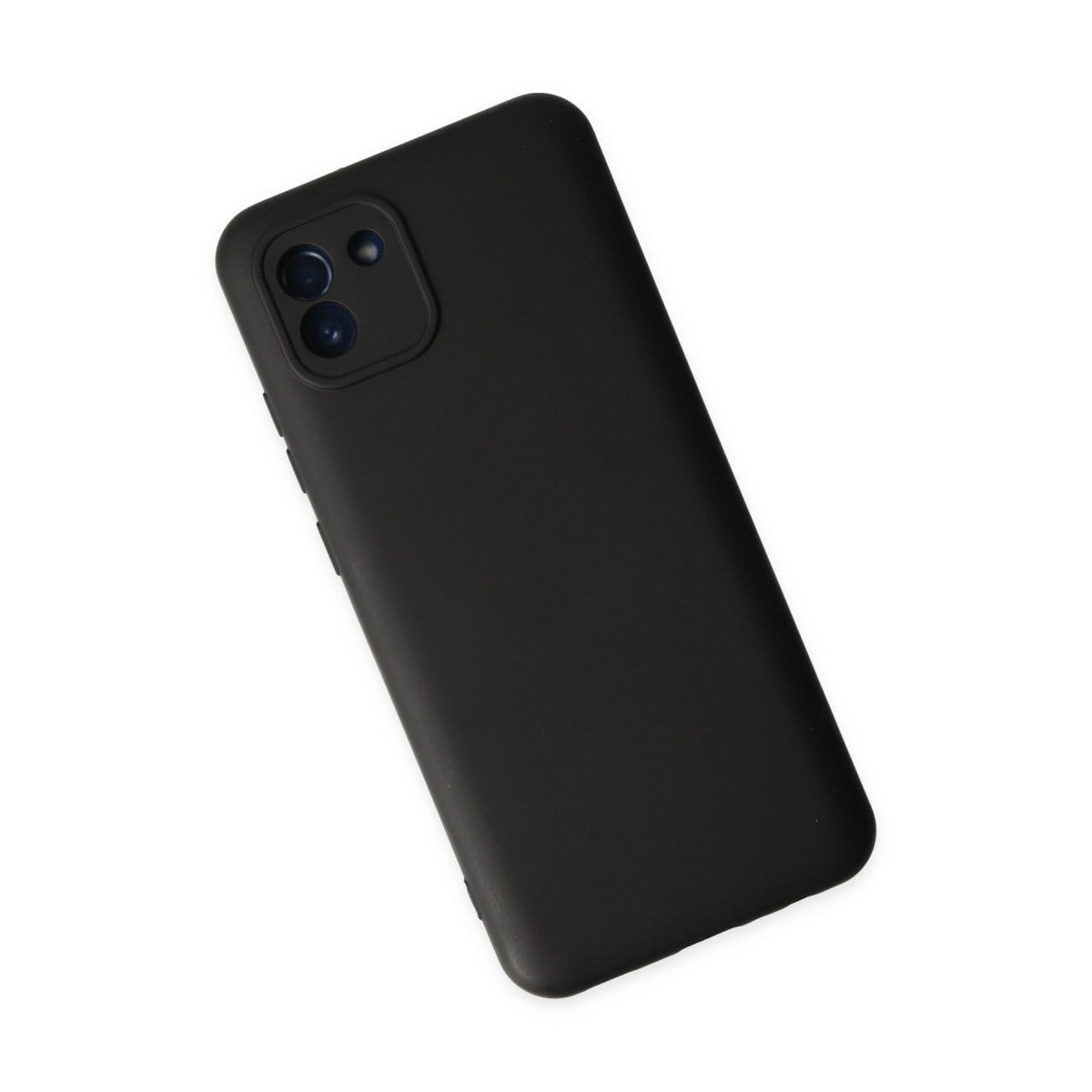 Galaxy A03 Kılıf Nano içi Kadife Silikon - Siyah
