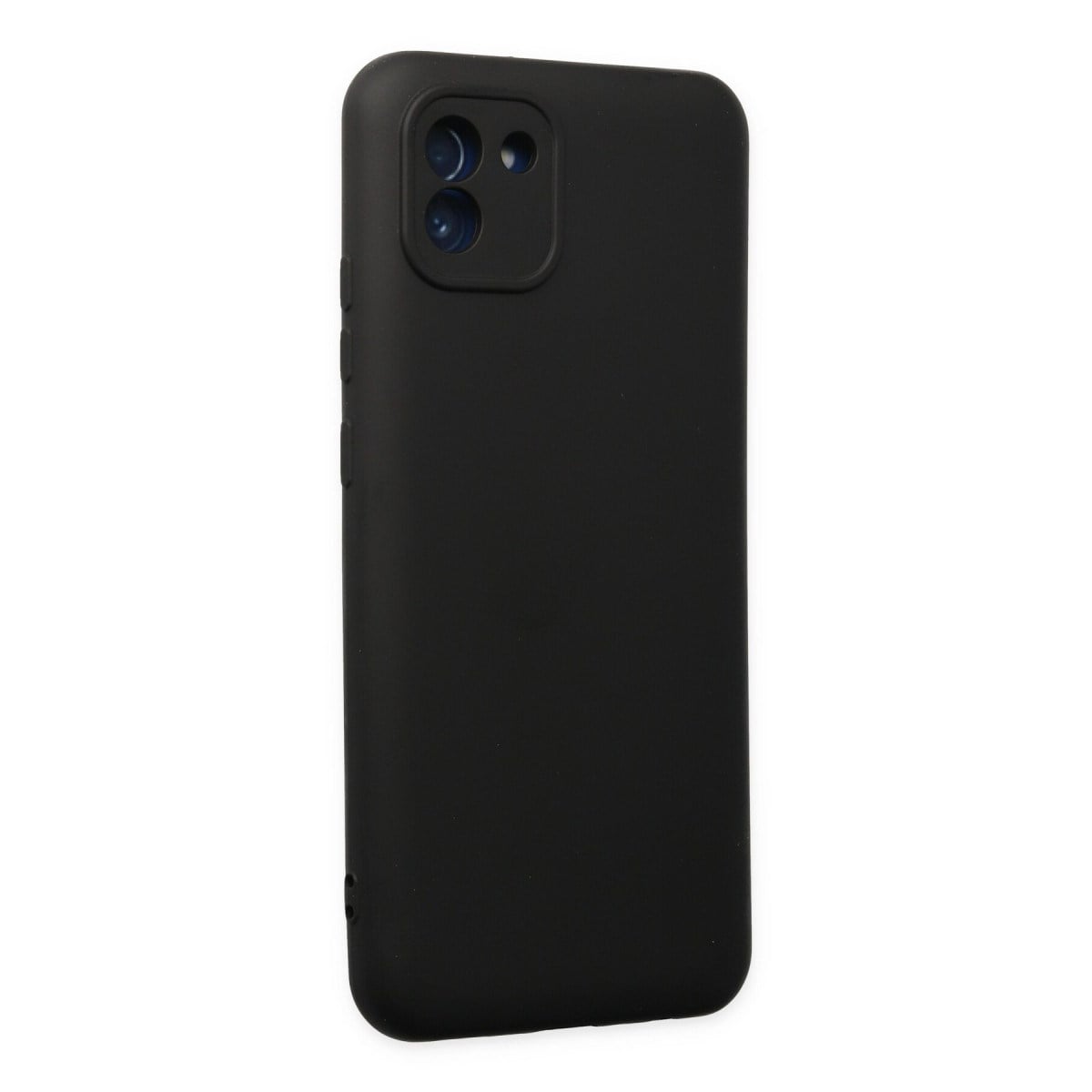Galaxy A03 Kılıf Nano içi Kadife Silikon - Siyah