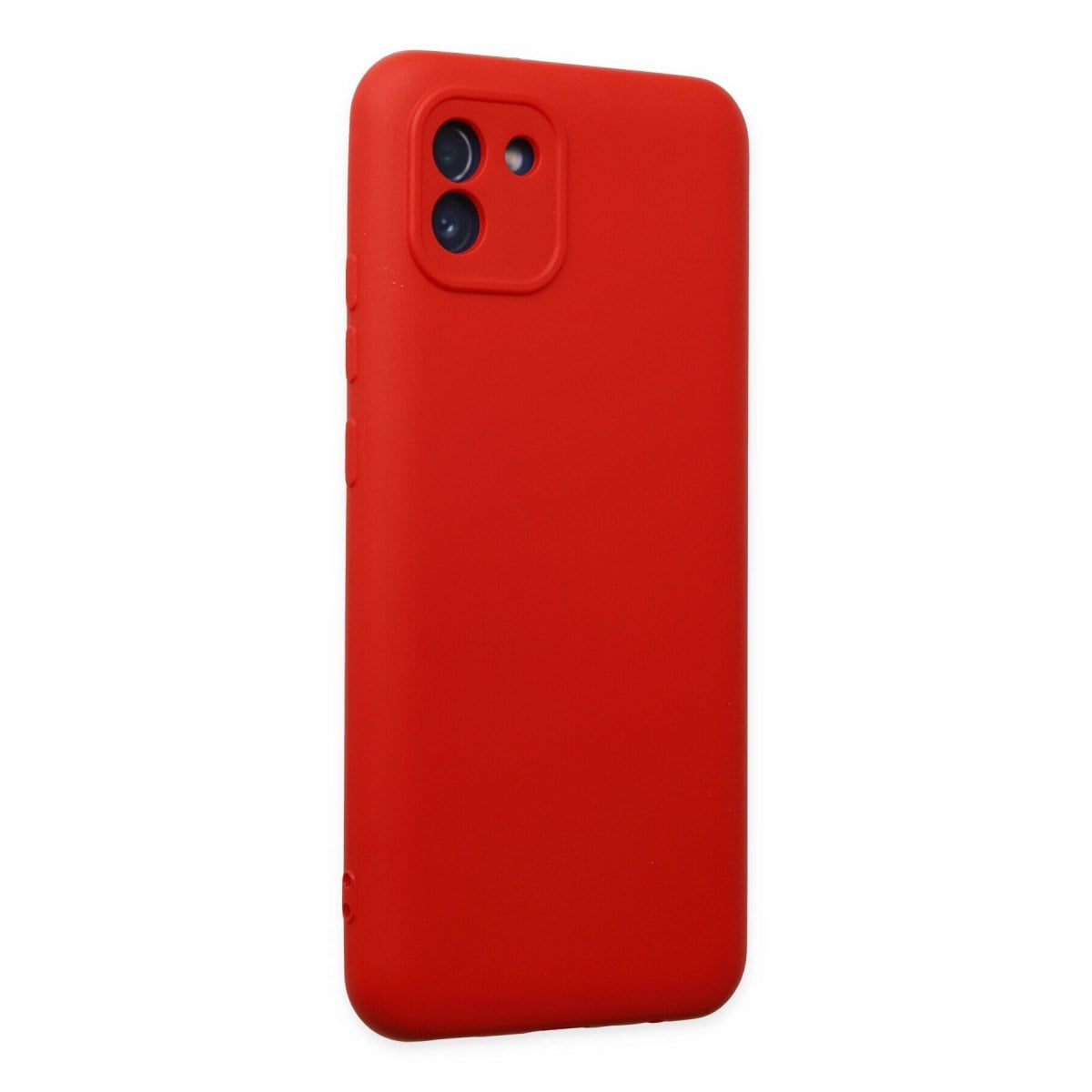 Galaxy A03 Kılıf Nano içi Kadife Silikon - Kırmızı