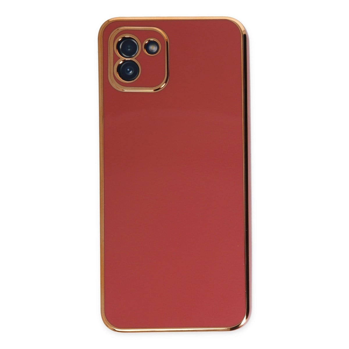 Galaxy A03 Kılıf Volet Silikon - Kırmızı
