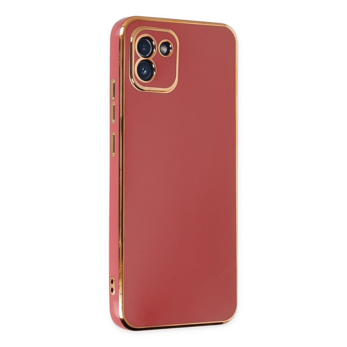 Galaxy A03 Kılıf Volet Silikon - Kırmızı