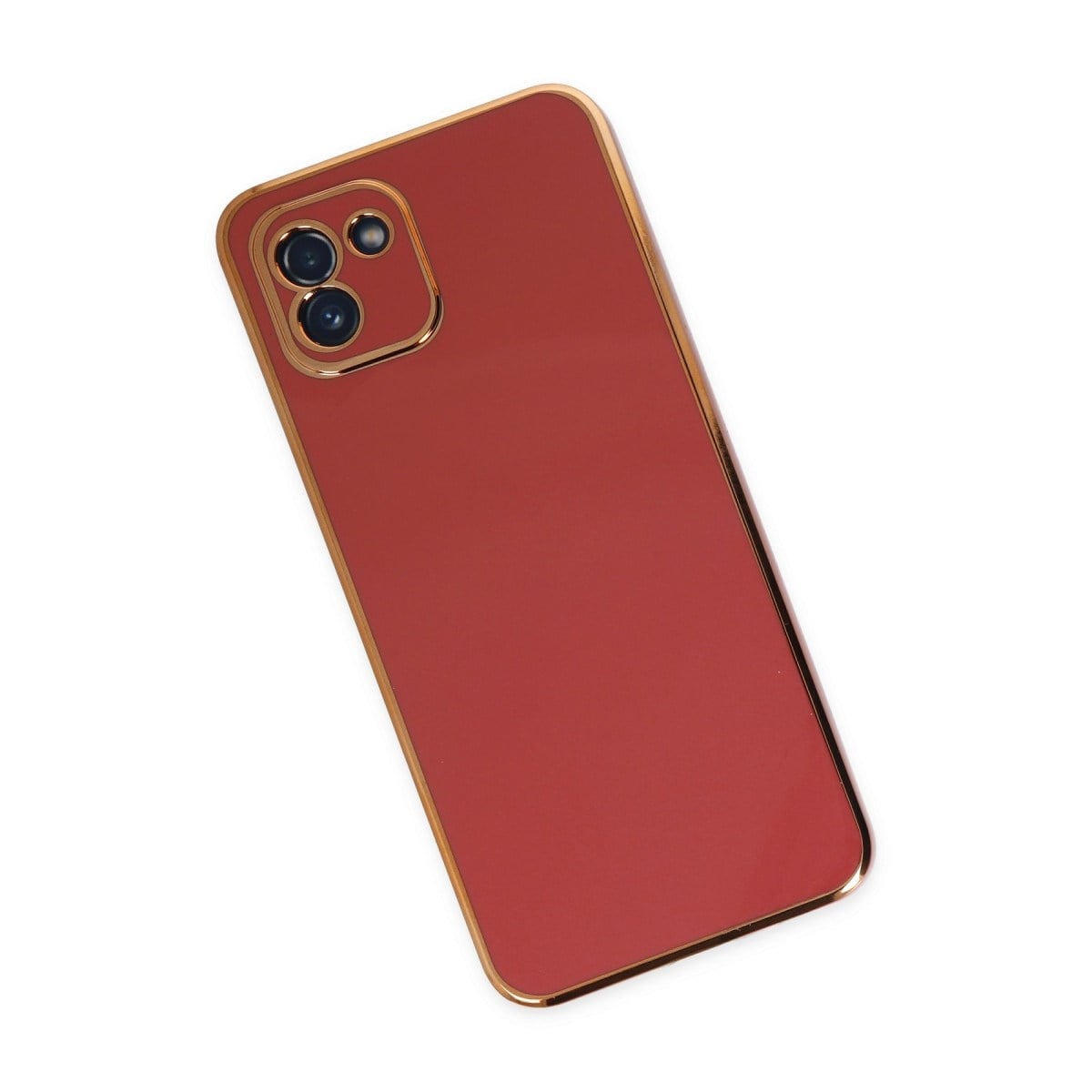 Galaxy A03 Kılıf Volet Silikon - Kırmızı