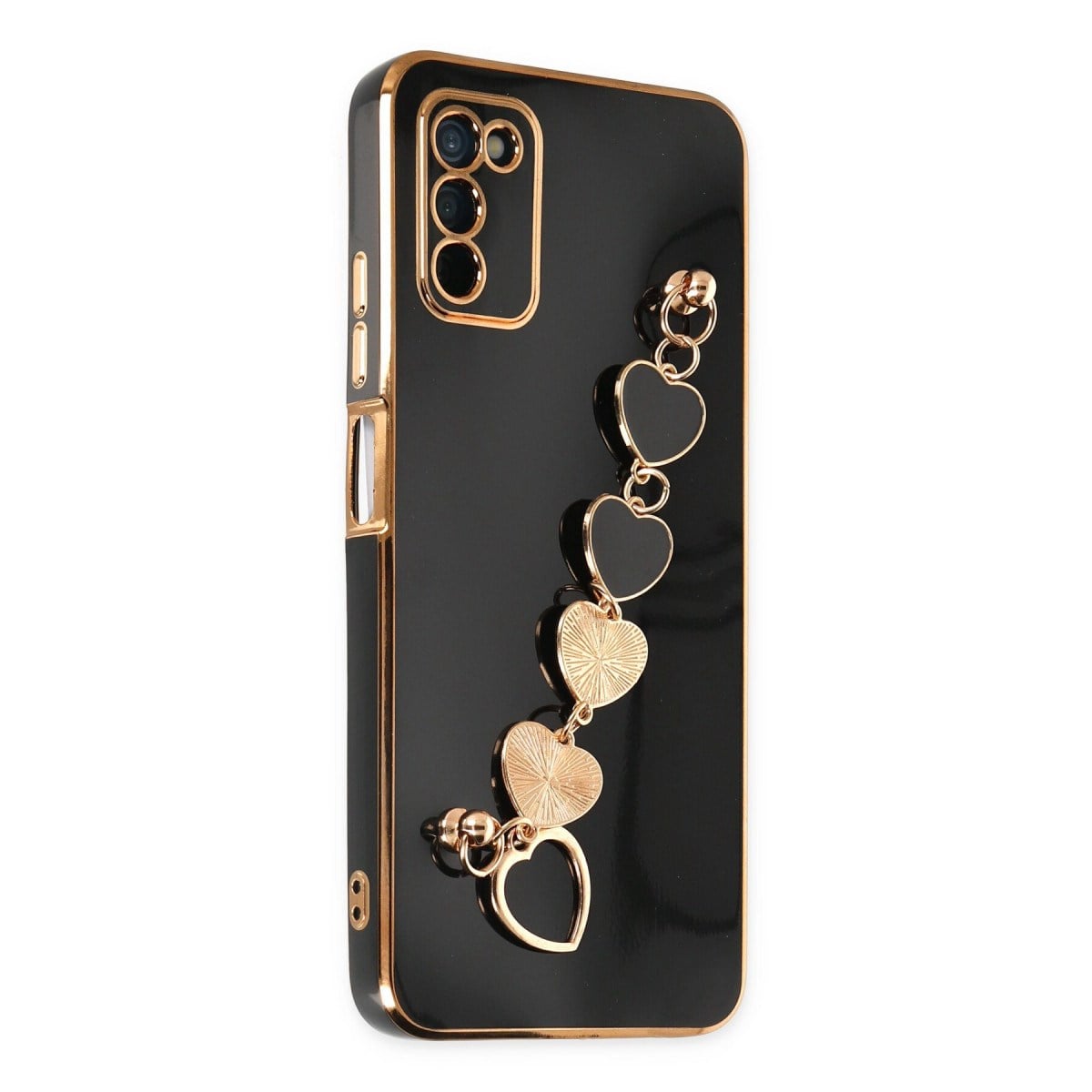 Galaxy A03S Kılıf Esila Silikon - Siyah