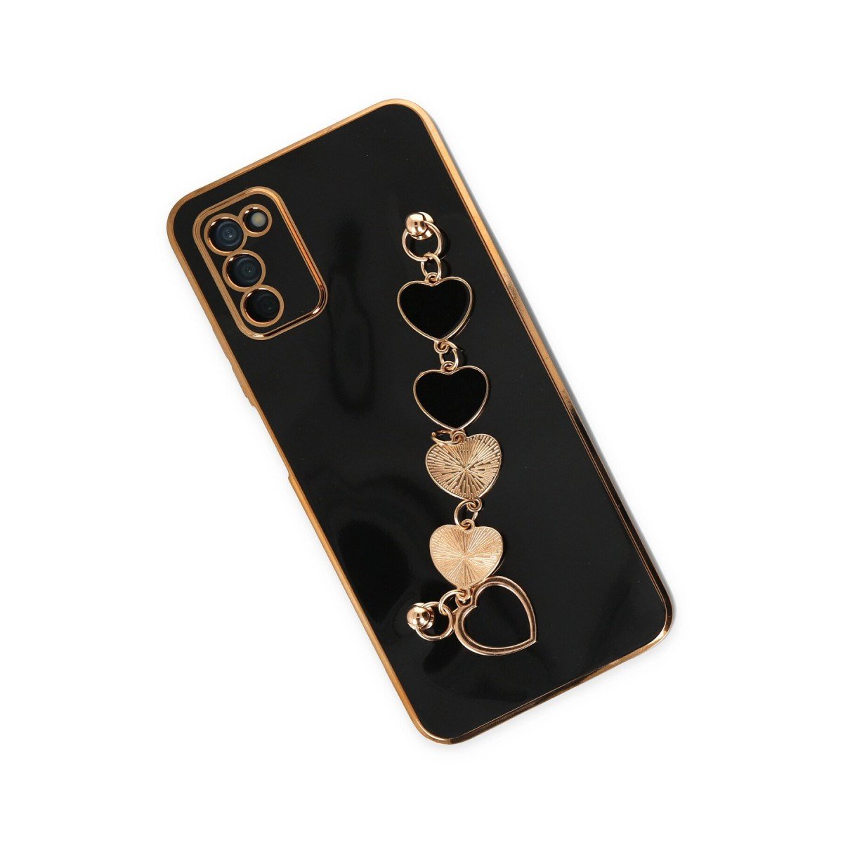 Galaxy A03S Kılıf Esila Silikon - Siyah