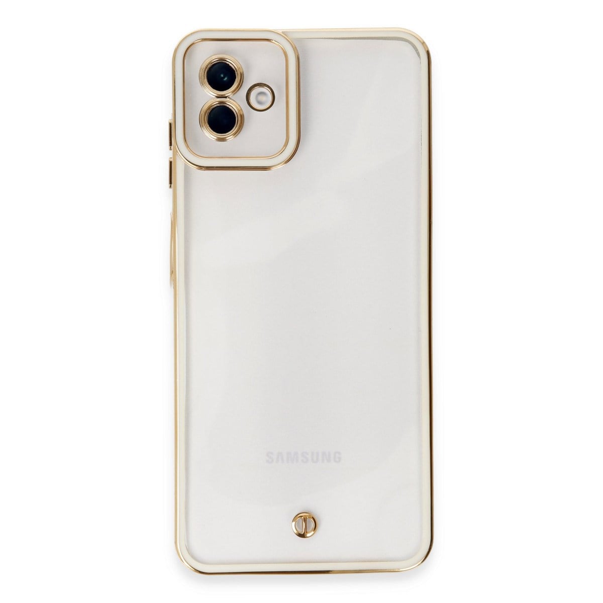 Galaxy A04 Kılıf Liva Lens Silikon - Beyaz